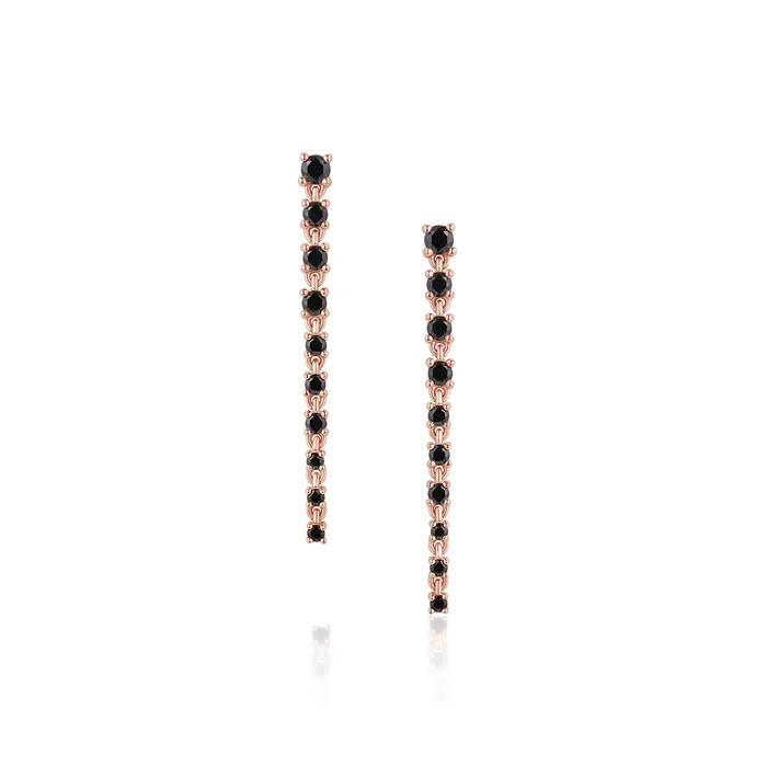 Black Diamond Cascading Earrings Marrow Fine Earrings
