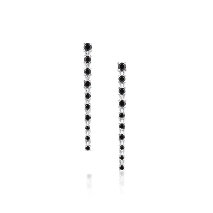 Black Diamond Cascading Earrings Marrow Fine Earrings