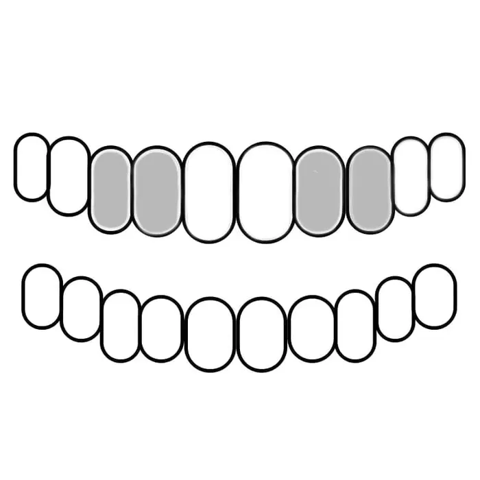 Bling Cartel Admin Rings 925 Sterling Silver Double Side Canine Teeth Caps Custom Grillz