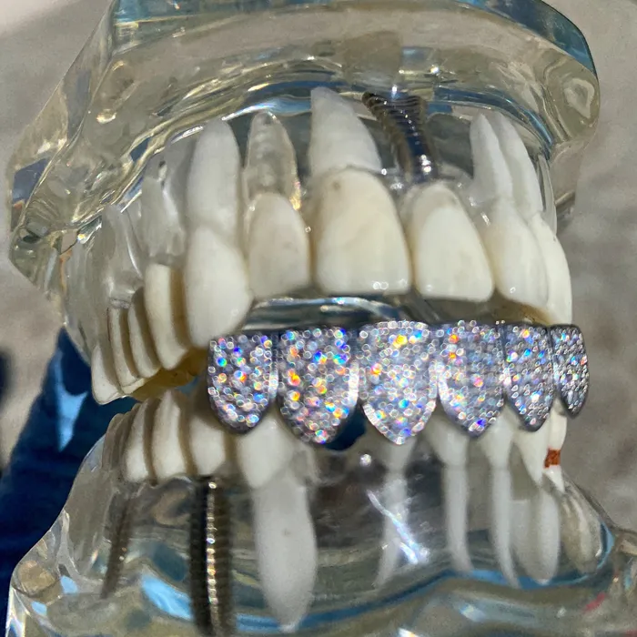 Bling Cartel Admin Rings VVS Moissanite Grillz 925 Sterling Silver Iced Flooded Out Teeth