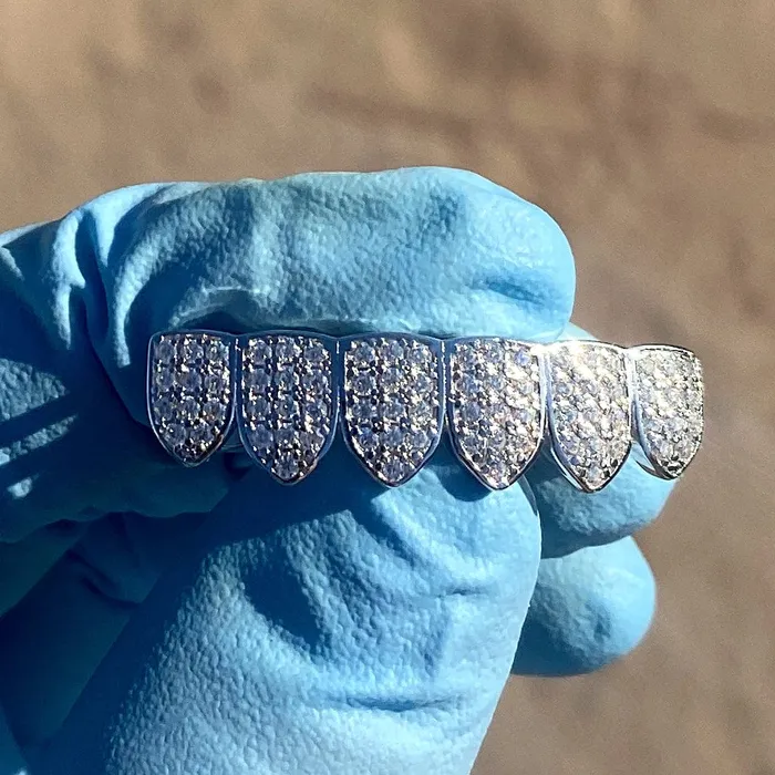 Bling Cartel Admin Rings VVS Moissanite Grillz 925 Sterling Silver Iced Flooded Out Teeth