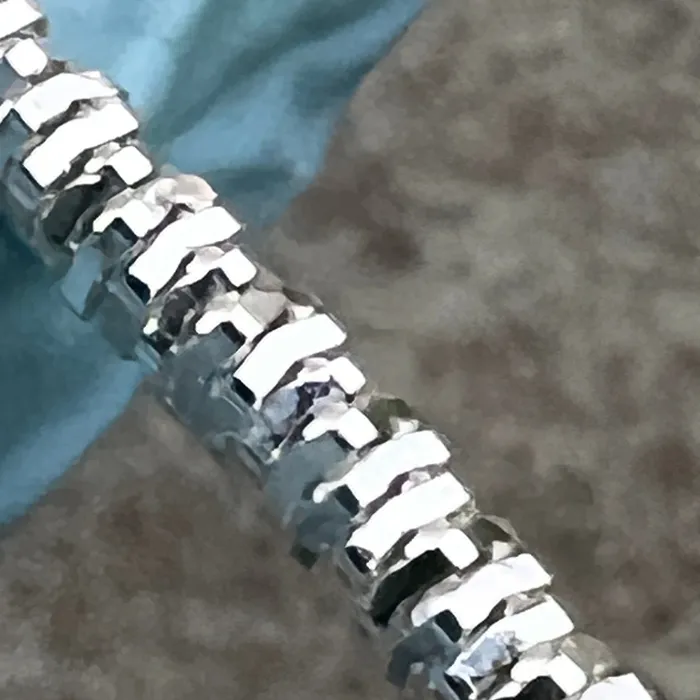 Bling Cartel Necklaces 925 Sterling Silver Sparkle Diamond Cut Rope Chain Necklace 55MM Thick