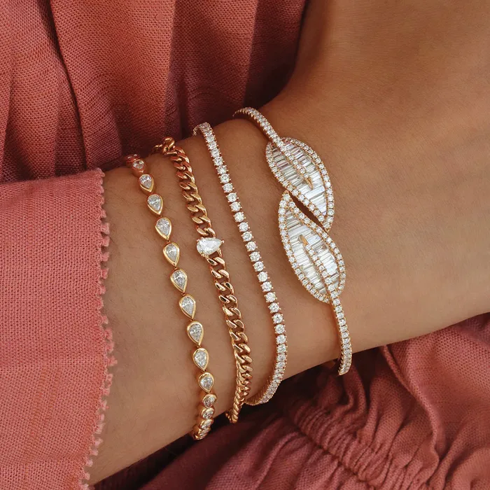 Bracelets anitako CLASSIC DIAMOND LEAF BRACELET