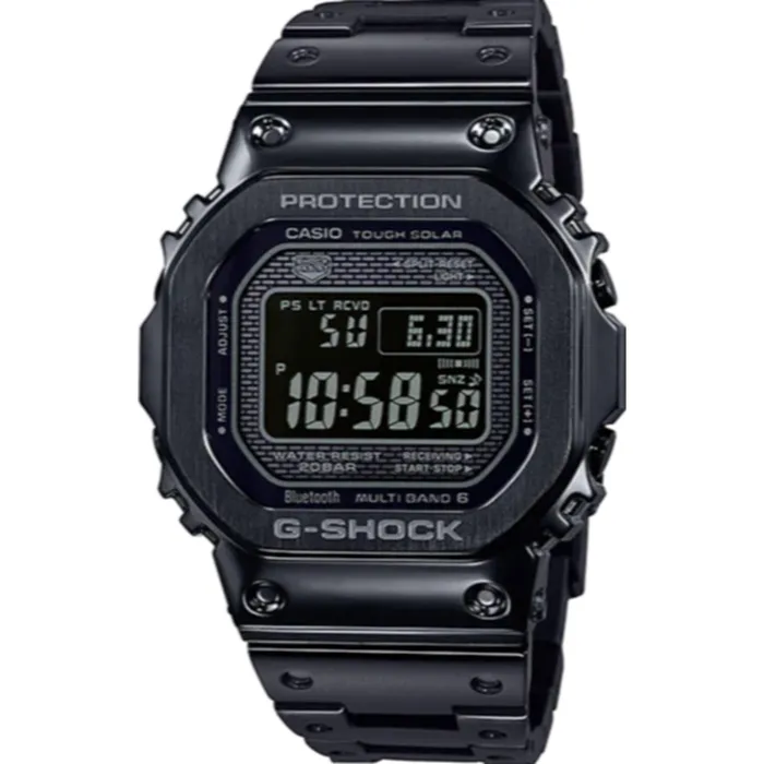 Bracelets Casio Casio Mens Watch GShock World Time Black Dial Bracelet Digital GMWB5000GD1CR