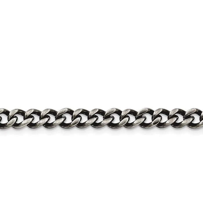 Bracelets Chisel Stainless Steel 670mm Antiqued Curb Chain SRN1610