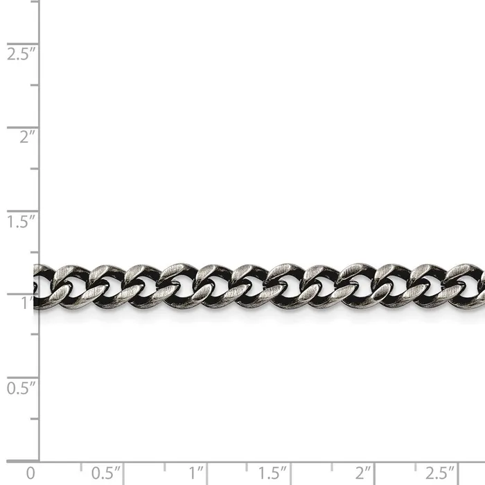 Bracelets Chisel Stainless Steel 670mm Antiqued Curb Chain SRN1610