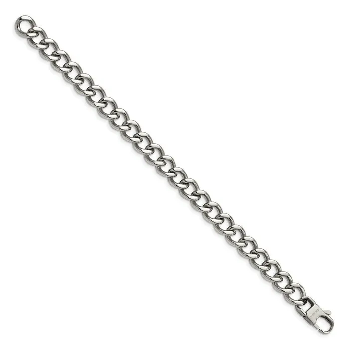 Bracelets Chisel Stainless Steel Polished 85in Bracelet