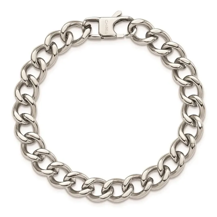 Bracelets Chisel Stainless Steel Polished 85in Bracelet