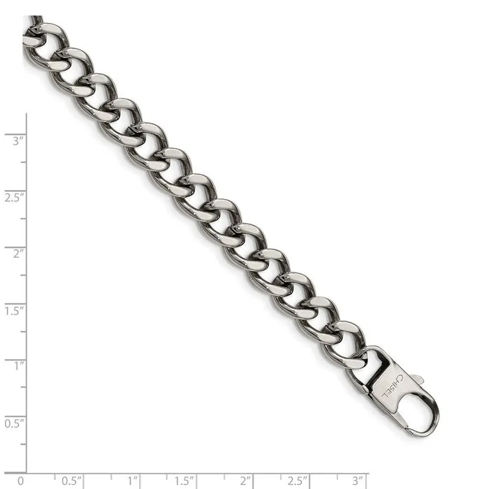 Bracelets Chisel Stainless Steel Polished 85in Bracelet