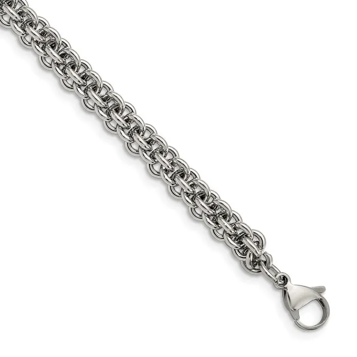 Bracelets Chisel Stainless Steel Polished 9in Bracelet
