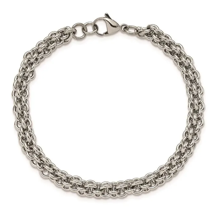 Bracelets Chisel Stainless Steel Polished 9in Bracelet