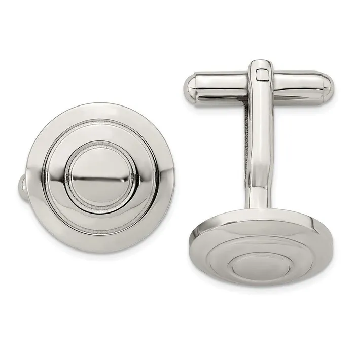 Bracelets Chisel Stainless Steel Polished Cufflinks