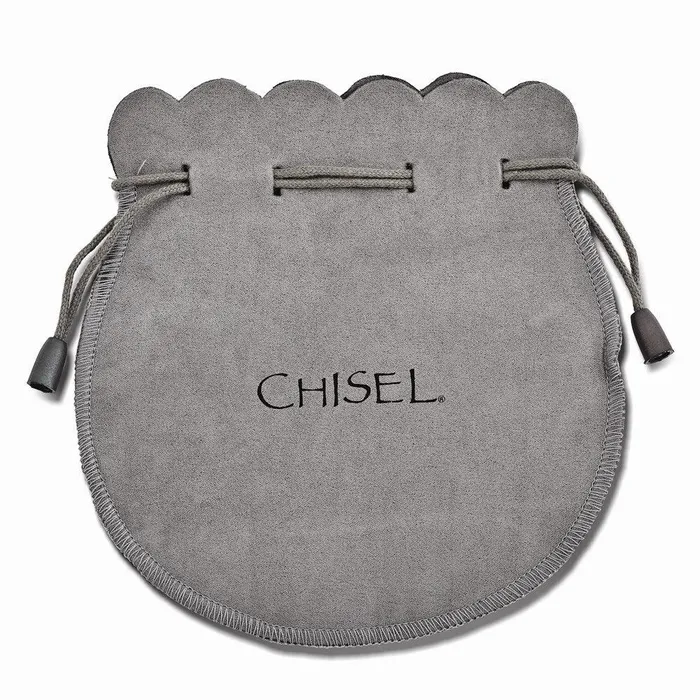 Bracelets Chisel Stainless Steel Polished Enamel Leather Wrap Medical Adj Bracelet