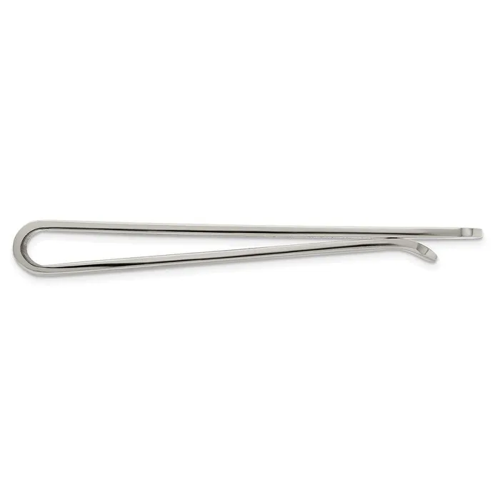 Bracelets Chisel Stainless Steel Polished Tie Bar Money Clip