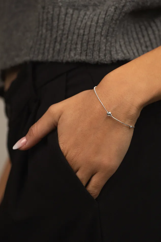 Bracelets Irregular Bubble Bracelet Silver Kty