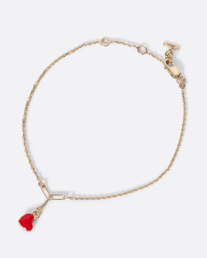 Bracelets METIER BY TOMFOOLERY Eiffel Bracelet with Heart Charm