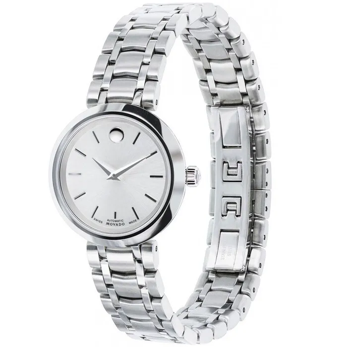 Bracelets Movado Movado 1881 Womens Automatic Watch Silver Dial Stainless Steel Bracelet 0606917