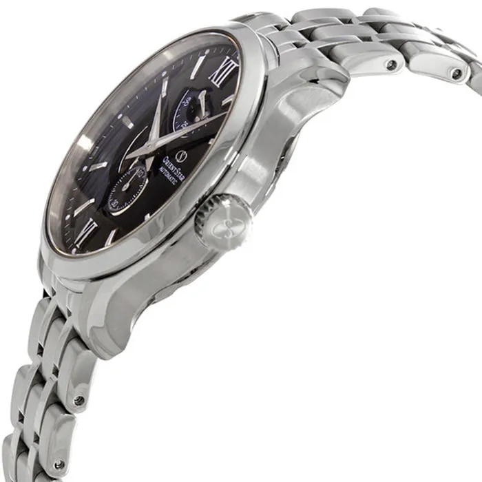 Bracelets ORIENT Orient Mens Automatic Watch Blue Open Heart Dial Steel Bracelet REAV0B03B00B