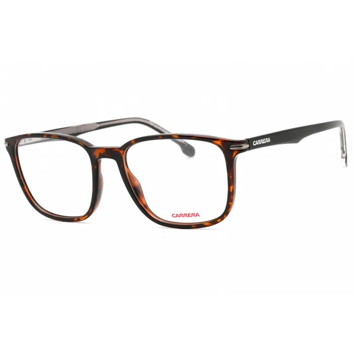 Carrera Rings Carrera Mens Eyeglasses Havana Square Frame Clear Demo Lens CARRERA 292 0086 00