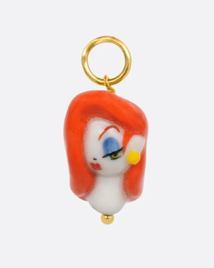 Charm Necklaces Jessica Rabbit Charm OKSCHARMS