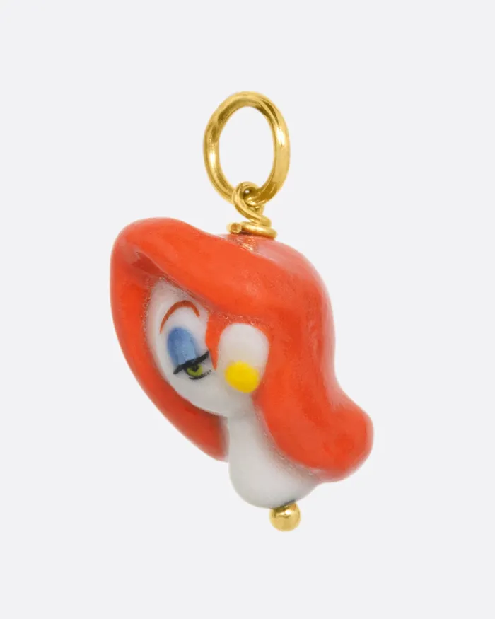 Charm Necklaces Jessica Rabbit Charm OKSCHARMS