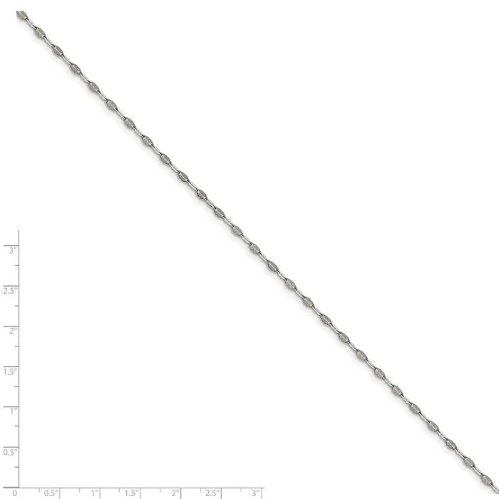 Chisel Bracelets Stainless Steel Polished Fancy Link Chain SRN1619