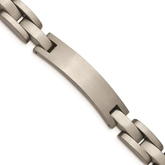 Chisel Bracelets Titanium Brushed ID 875in Bracelet
