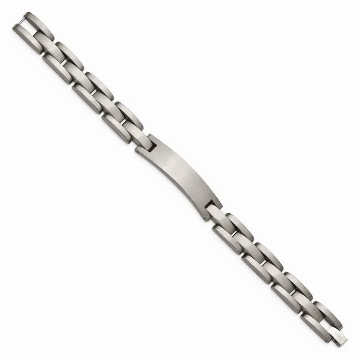 Chisel Bracelets Titanium Brushed ID 875in Bracelet