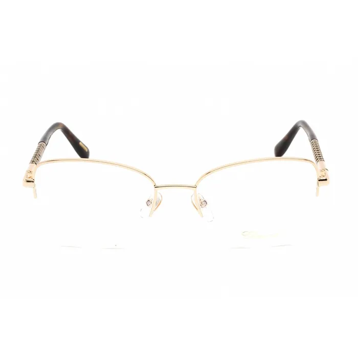 Chopard Earrings Chopard Womens Eyeglasses Shiny Rose Gold Metal Cat Eye Shape Frame VCHF46 300K