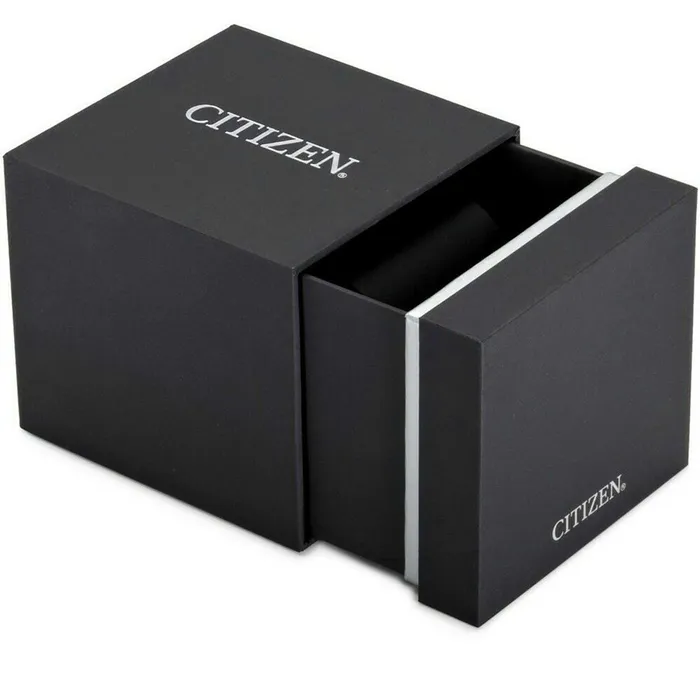Citizen Bracelets Citizen Mens EcoDrive Watch Chronograph Green Dial Silver Bracelet CA078087X