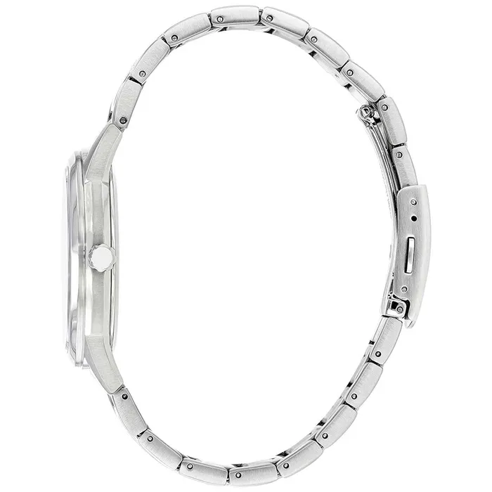 Citizen Bracelets Citizen Mens Watch EcoDrive Black Dial Stainless Steel Bracelet AW123158E
