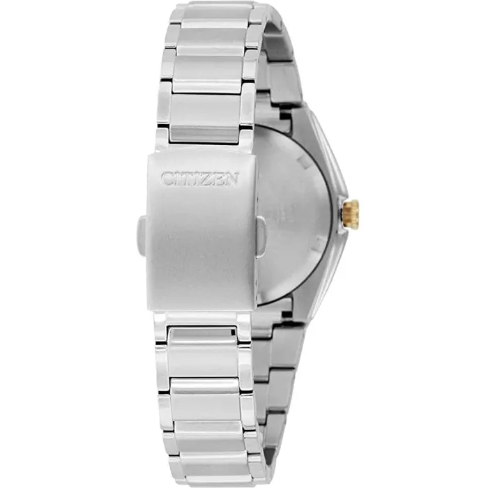 Citizen Bracelets Citizen Womens Watch White Dial Eco Drive Stainless Steel Bracelet EW221452A
