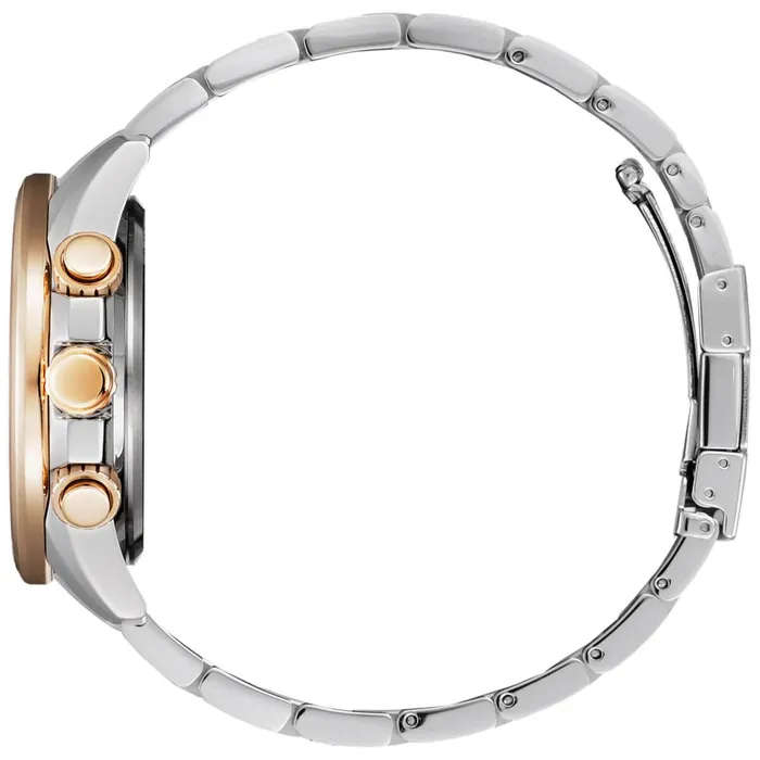 Citizen Mens Chronograph Watch PCAT Grey Dial Two Tone Bracelet CB588658H Citizen Bracelets