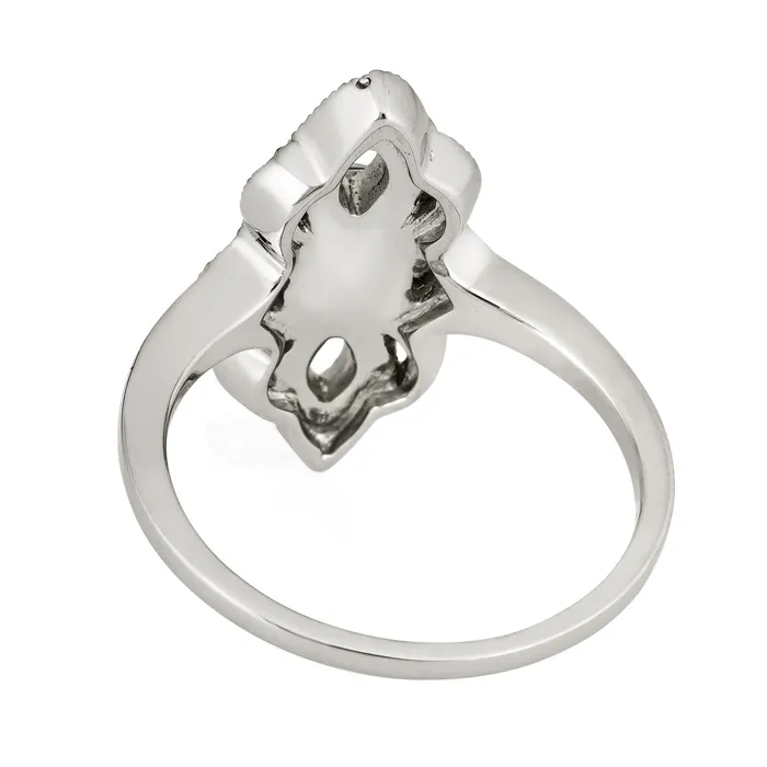 closebymejewelry WWII Small Setting Cremation Ring in Sterling Silver Rings