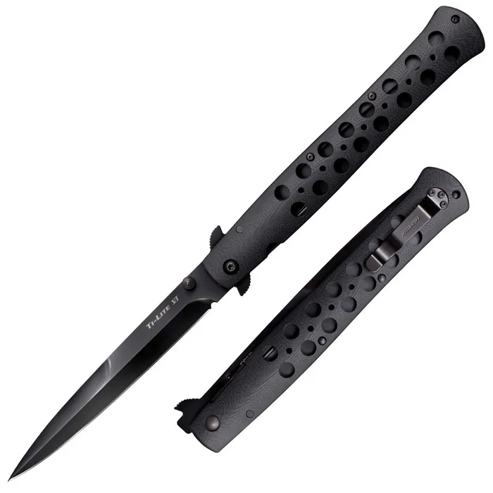 Cold Steel Bracelets Cold Steel Folding Knife TiLite 6 inch Steel Blade with Spring Leaf Lock CS26C6