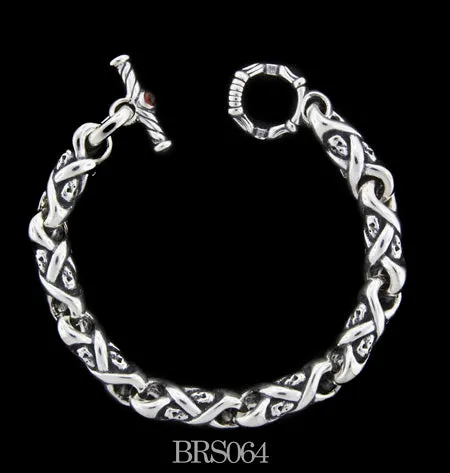 DCJ Bracelets Infinity Skull Bracelet