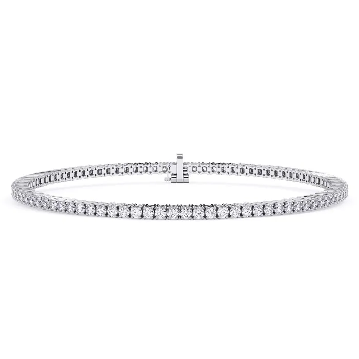deBebians Bracelets 2 Carat Diamond Tennis Bracelet
