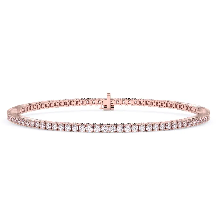 deBebians Bracelets 2 Carat Diamond Tennis Bracelet