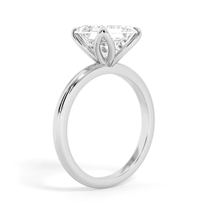 deBebians Rings Tulip Solitaire Engagement Ring Setting
