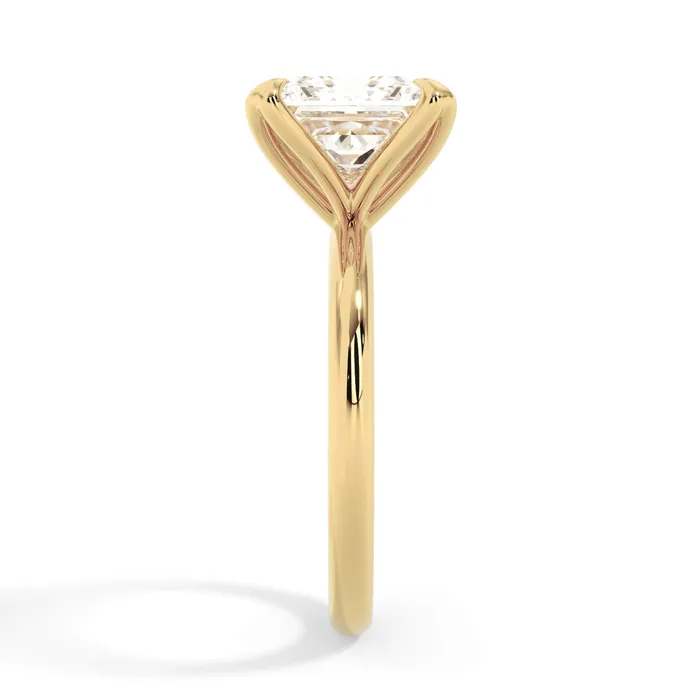 deBebians Rings Tulip Solitaire Engagement Ring Setting