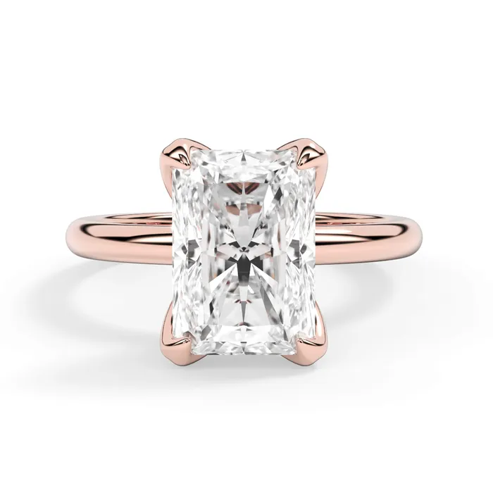 deBebians Rings Tulip Solitaire Engagement Ring Setting