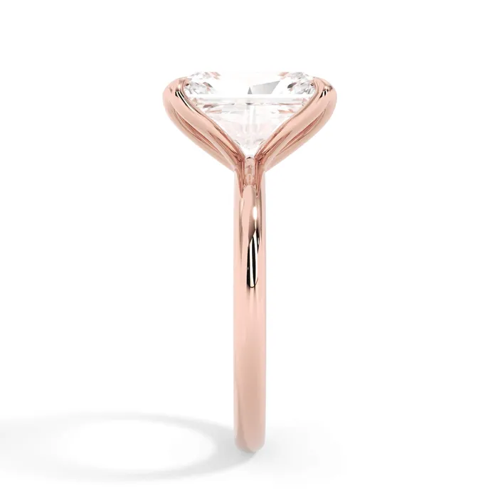 deBebians Rings Tulip Solitaire Engagement Ring Setting