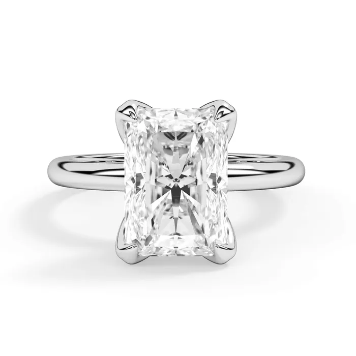 deBebians Rings Tulip Solitaire Engagement Ring Setting