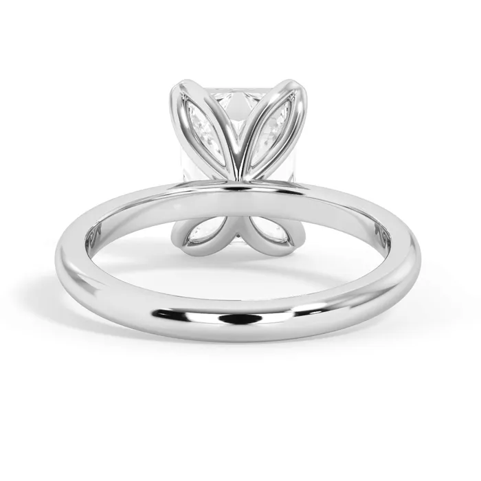 deBebians Rings Tulip Solitaire Engagement Ring Setting