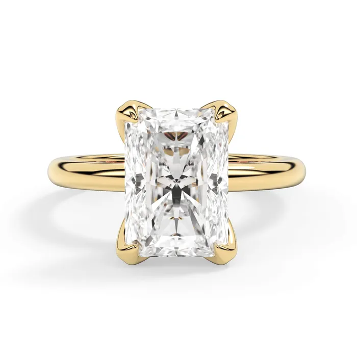 deBebians Rings Tulip Solitaire Engagement Ring Setting