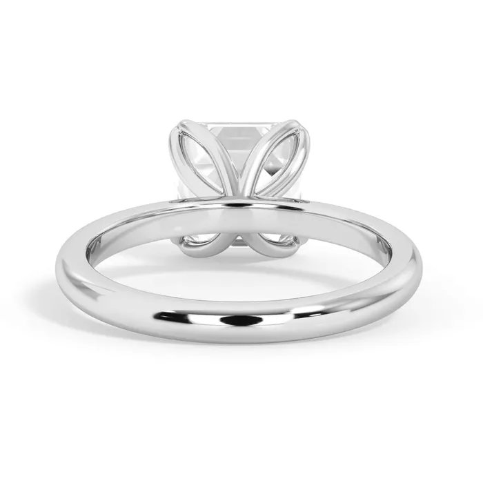 deBebians Rings Tulip Solitaire Engagement Ring Setting