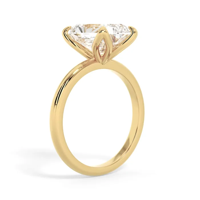 deBebians Rings Tulip Solitaire Engagement Ring Setting