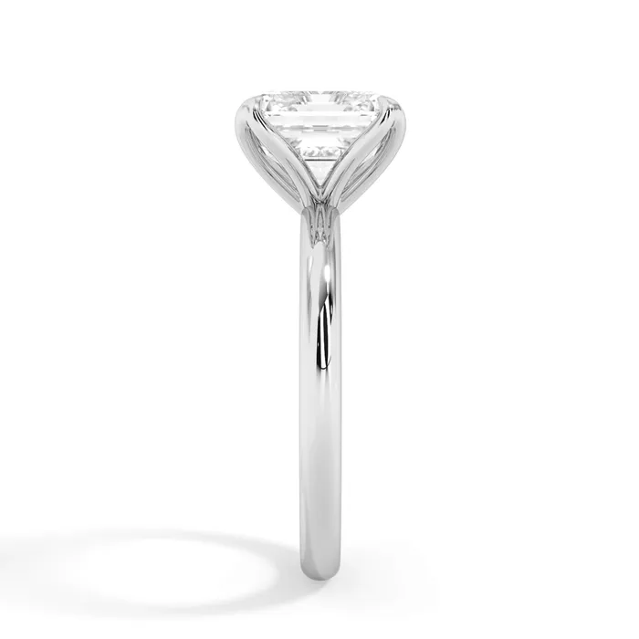 deBebians Rings Tulip Solitaire Engagement Ring Setting