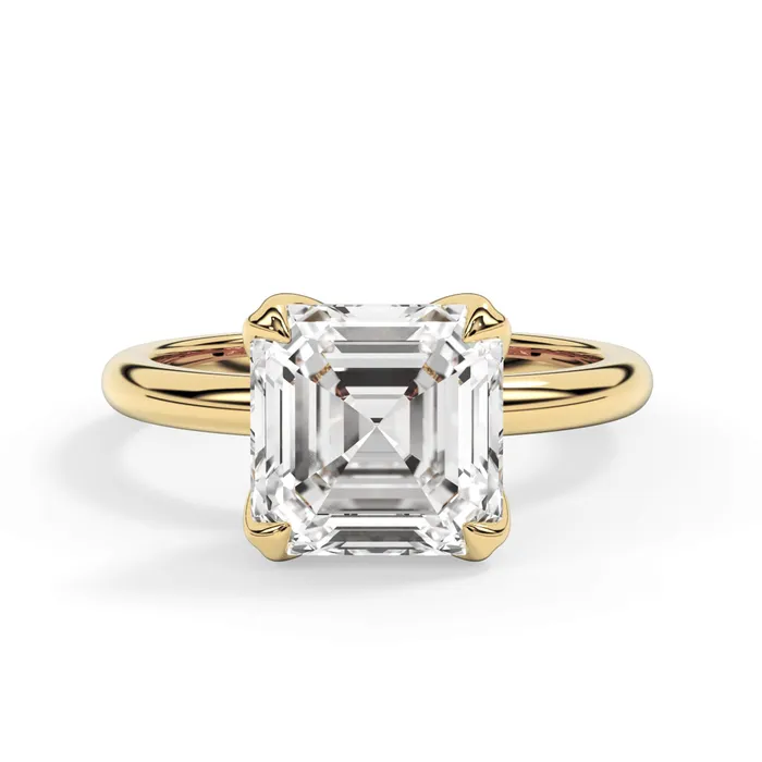 deBebians Rings Tulip Solitaire Engagement Ring Setting