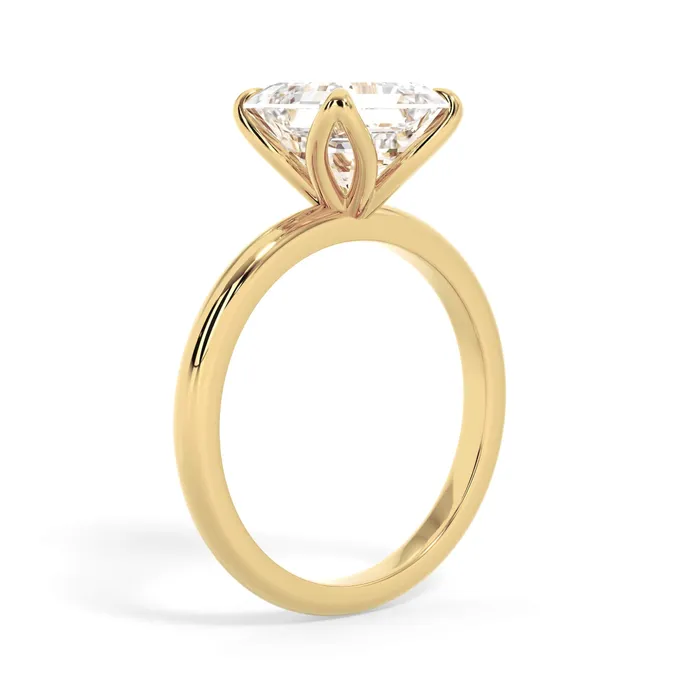 deBebians Rings Tulip Solitaire Engagement Ring Setting